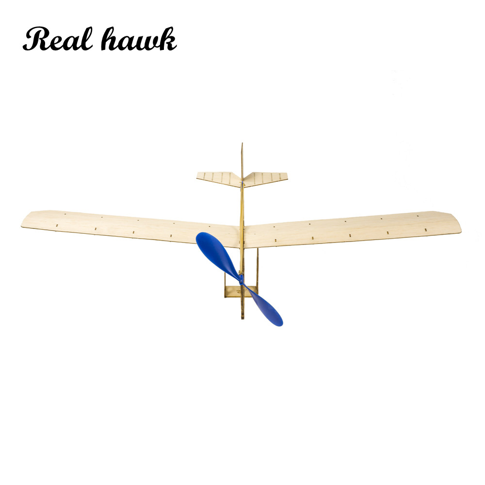 Woodworking Kids Toys - Kit d'avion alimenté par élastique STEM,