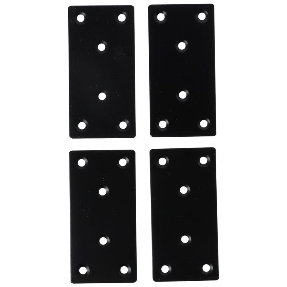Woodworking X Brace - Plaque de réparation plate noire Durable