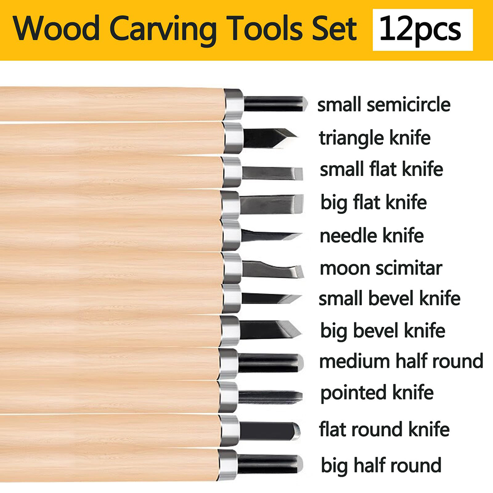 Woodworking Kits For Beginners - Ensemble de ciseaux professionnels pour sculpture