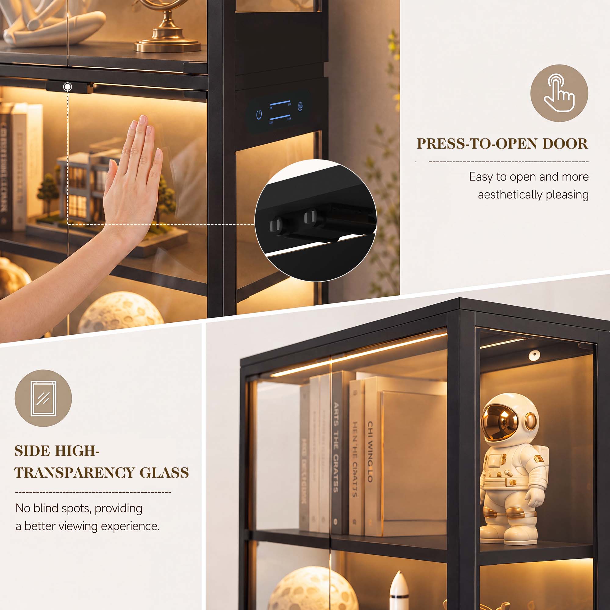 TCGBKAF Vitrine à 5 niveaux av - Woodworking Show avis et prix