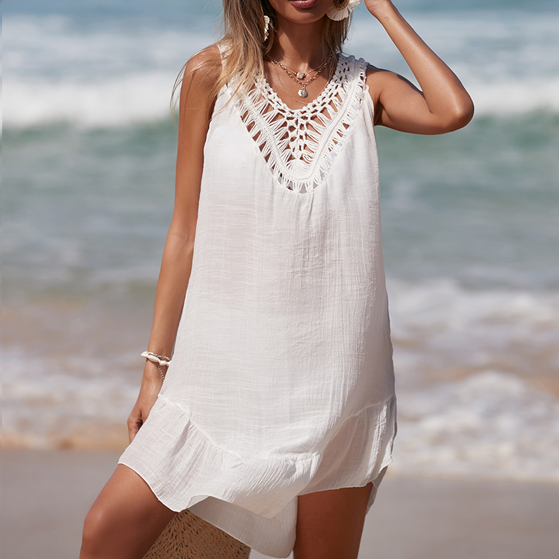 Robe courte ajourée pour femme - Woodworking Women avis et prix