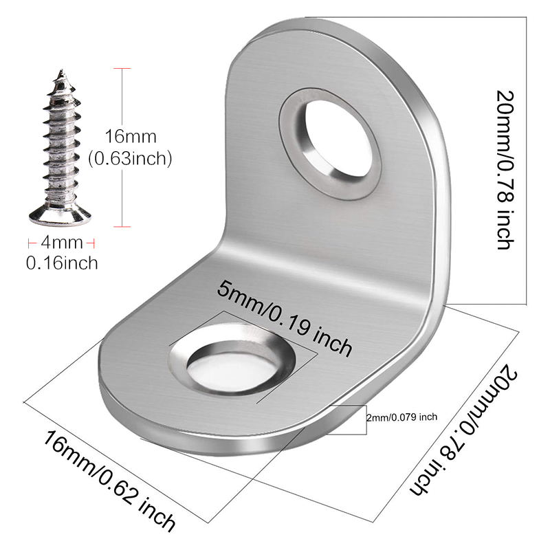 5-40 supports en L en acier in - Woodworking X Brace avis et prix