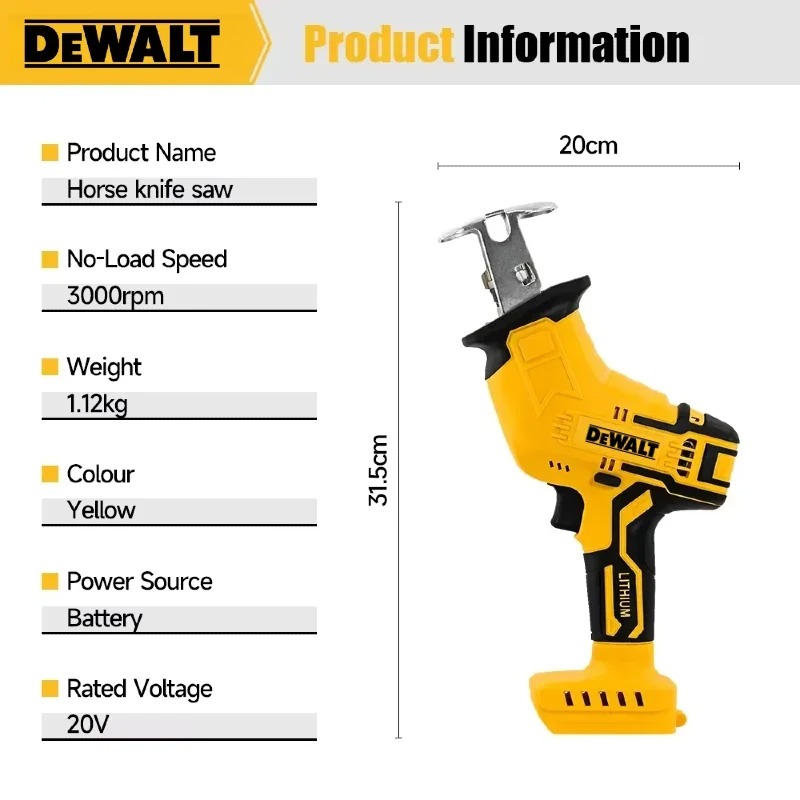 Scie Électrique Dewalt 2800RPM - Woodworking Equipment avis et prix