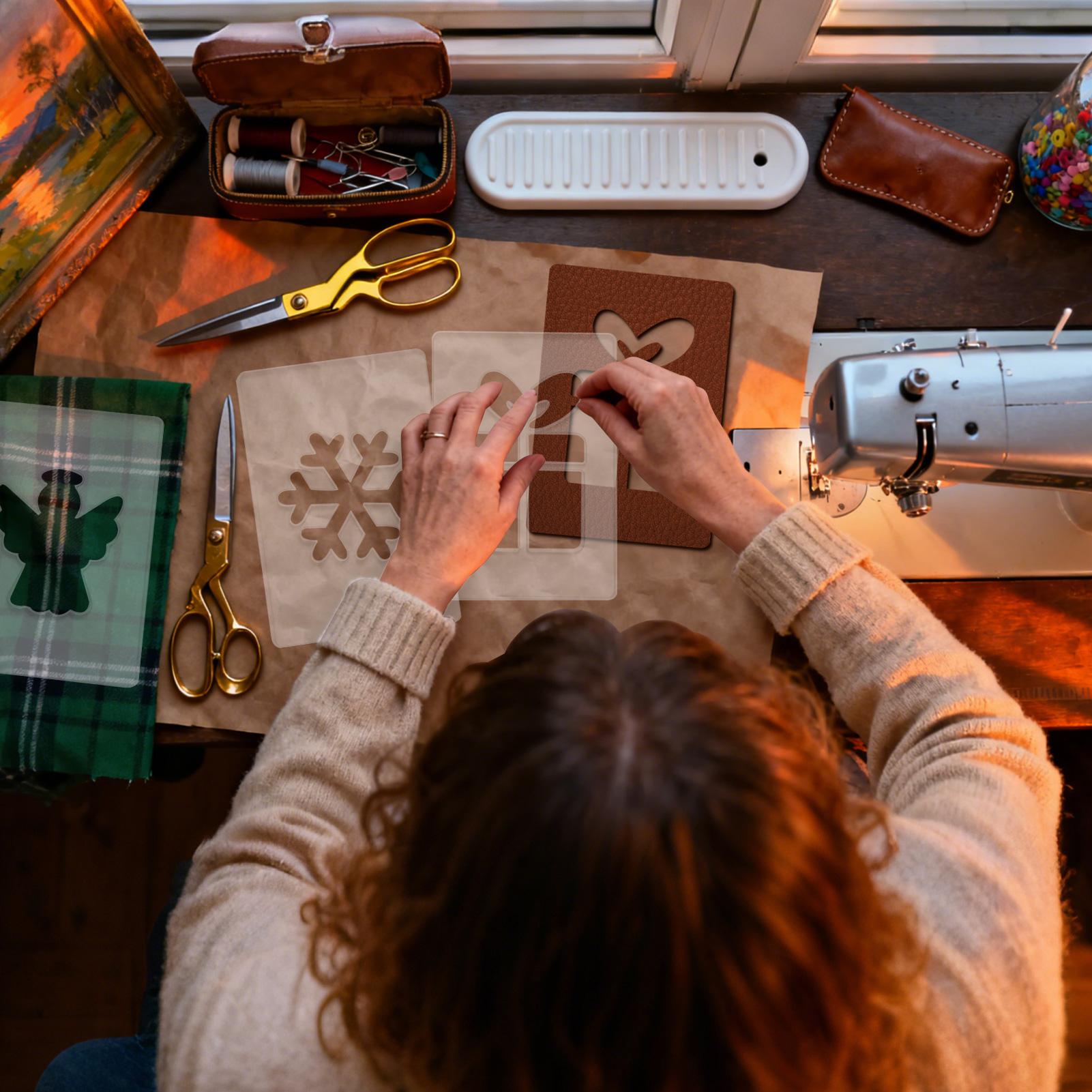 Pochoir de noël, pochoirs port - Woodworking Women avis et prix