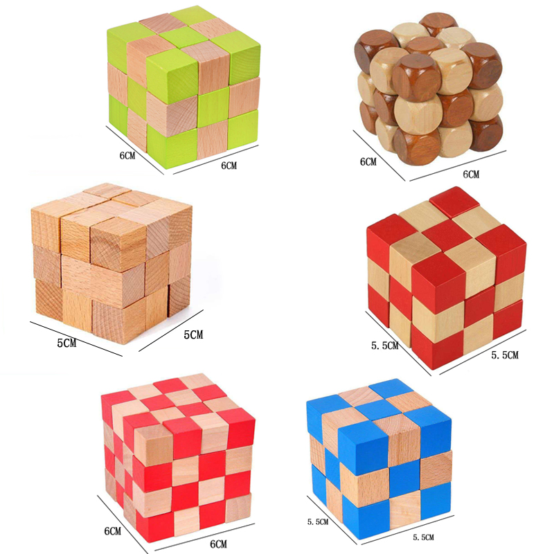 Casse-tête en bois Cube Serpen - Woodworking Kids Toys avis et prix