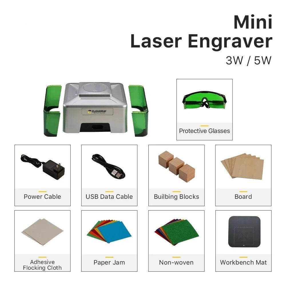 Mini graveur laser CNC 5000mW, - Woodworking Logo avis et prix