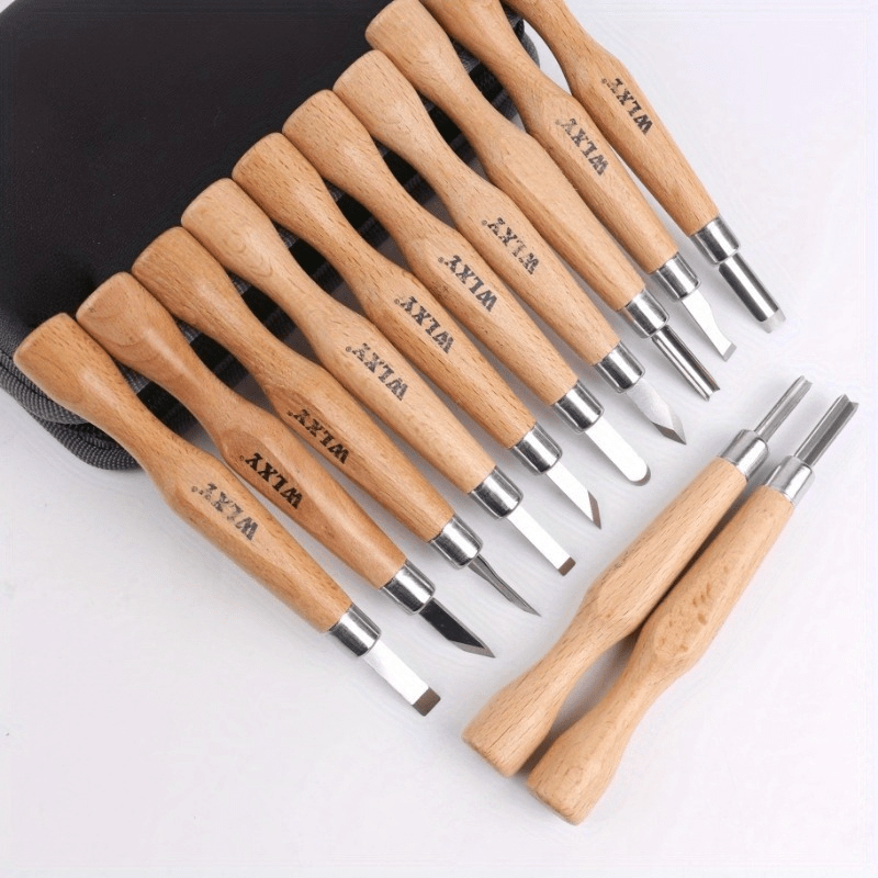 Ensemble de 12 ciseaux et cout - Woodworking Knife avis et prix