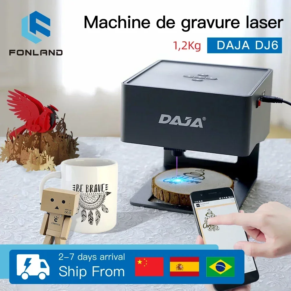FONLAND DJ6 graveur Laser CNC  - Woodworking Logo avis et prix