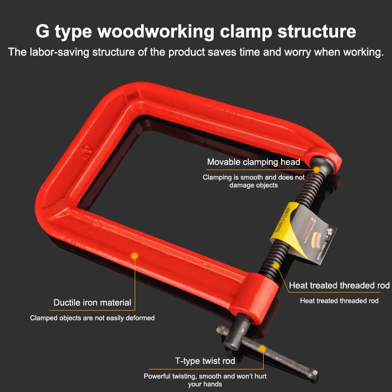 Serre-joint en C à portée prof - Woodworking Clamp avis et prix