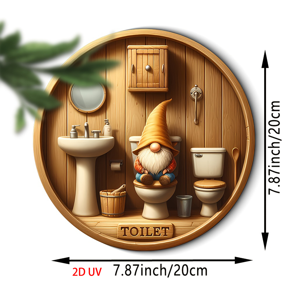 Logo de toilette gnome de camp - Woodworking Logo avis et prix