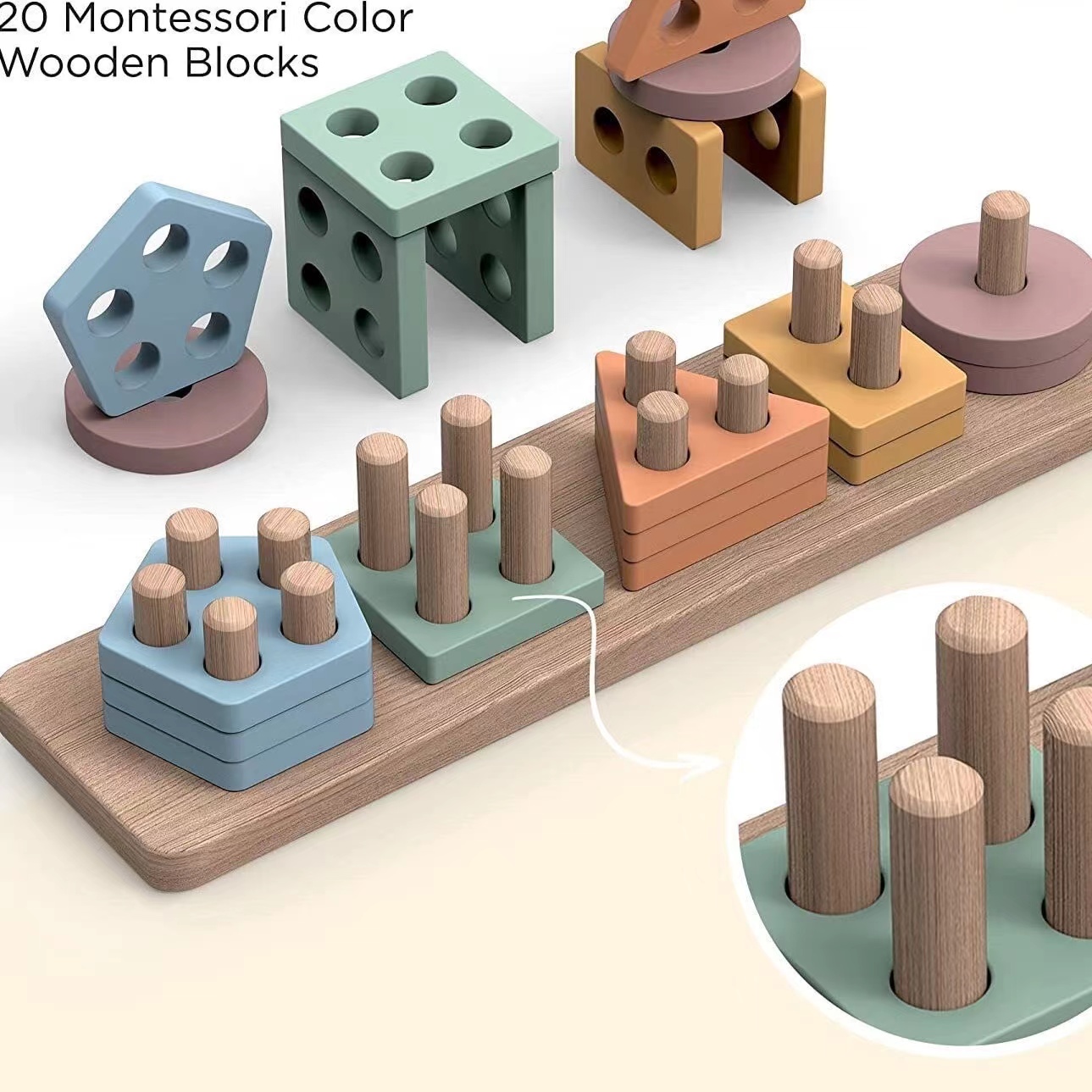 Jouets Montessori pour enfants - Woodworking Kids Toys avis et prix